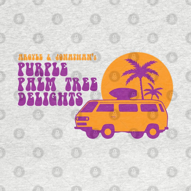 Argyle and Jonathan's Purple Palm Tree Delights by Gimmickbydesign